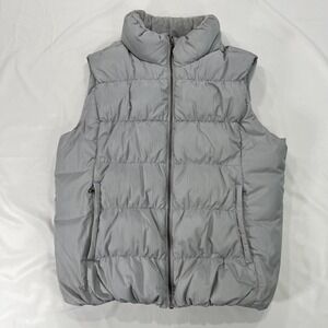 Eddie Bauer Gray Puffer Vest
